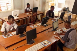 Cybercafé en Afrique