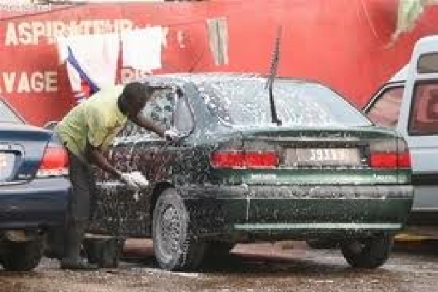 Centre de lavage automobile en Afrique